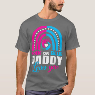 T-shirt Révélation de genre pour papa papa Baby shower