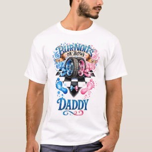 T-shirt Révélation du sexe de bébé Maman Burnouts ou Ruban