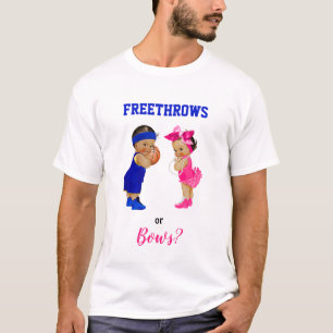 T-shirt Révélation du sexe du bébé Basket-ball