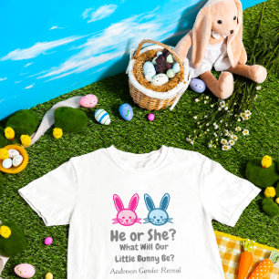 T-shirt Révélation du sexe du petit lapin