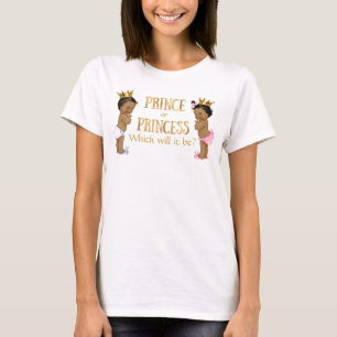 T-shirt Révélation du sexe du prince et de la princesse et