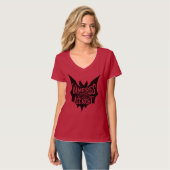 T-shirt Révélation nocturne : Bash d'Halloween de Vampire (Devant entier)