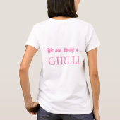 T-shirt Révéler le genre C'est une fille (Dos)