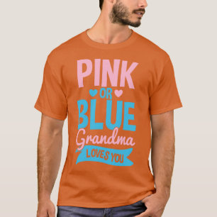 T-shirt Révéler le genre Grand-mère rose ou bleu 1