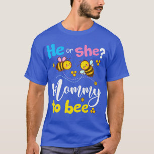 T-shirt Révéler le genre Lui ou Elle maman à être rose ou 