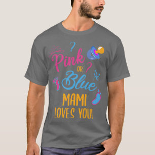 T-shirt Révéler le genre MAMI MOMMY MOM