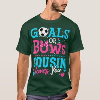 T-shirt Révéler Le Sexe Objectifs Ou Bows Cousin Aime Votr