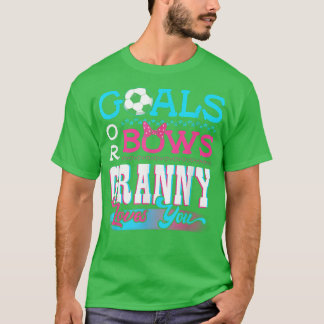T-shirt Révéler Le Sexe Objectifs Ou Bows Granny Aime Votr