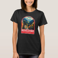 Revelstoke Canada Travel Art Vintage