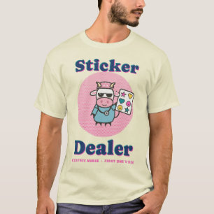 T-shirt Revendeur d'autocollants Infirmière pédiatrique dr