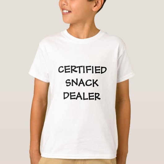 T-SHIRT REVENDEUR DE COLLATIONS CERTIFIÉ (Devant)