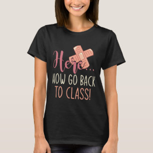 T-shirt Revenez À La Classe Infirmière Fun School Nurse