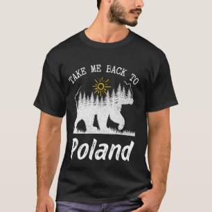 T-shirt Revenez En Pologne Vintage Pologne Vacances