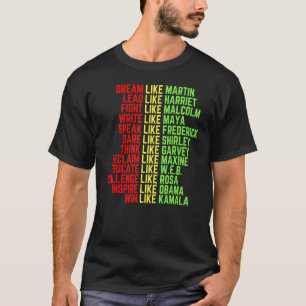 T-shirt Rêver Comme Martin Hommes Femmes Garçons Filles Hi