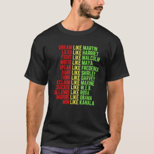 T-shirt Rêver Comme Martin Hommes Femmes Garçons Filles Hi