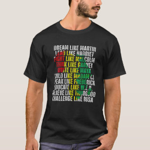 T-shirt Rêver Comme Martin Hommes Femmes Garçons Filles Hi