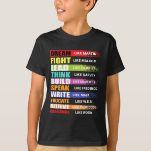 T-shirt Rêver Comme Martin Plomb Comme Harriet Black Histo