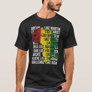 T-shirt Rêver Comme Martin Plomb Comme Harriet Black Histo
