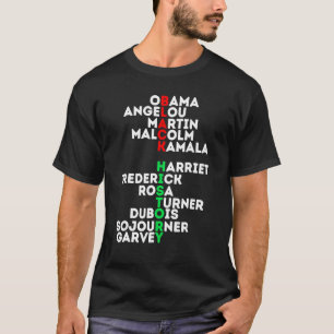 T-shirt Rêver Comme Martin Plomb Comme Harriet Black Histo
