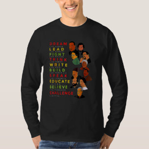 T-shirt Rêver Comme Martin Plomb Comme Harriet Black Histo