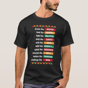 T-shirt Rêver Comme Martin Plomb Comme Harriet Black Histo