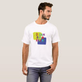 T-shirt Rêver Construire Répéter (Devant entier)