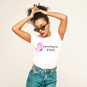 T-shirt "Rêver dans les pastels" Soft esthétique féminine