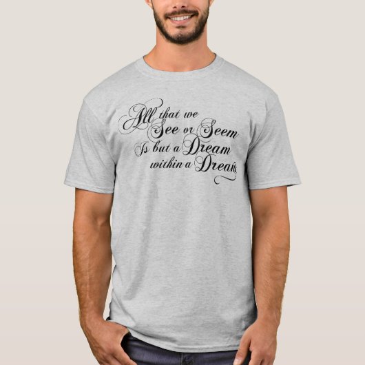 T-shirt Rêver dans un rêve (Devant)