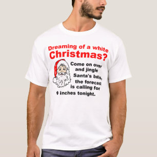 T-shirt Rêver de Noël blanc