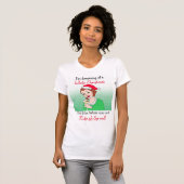 T-shirt Rêver d'un Noël blanc, Humour de vin drôle (Devant entier)