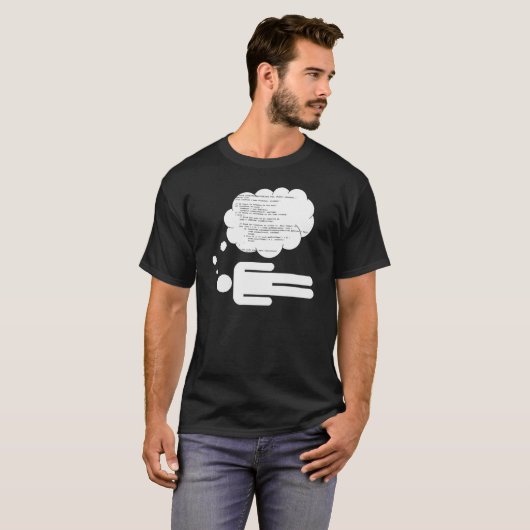 T-shirt Rêver en code (Devant entier)