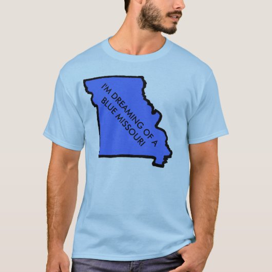 T-shirt Rêver le bleu (Devant)