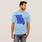 T-shirt Rêver le bleu (Devant entier)
