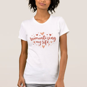T-shirt Rêver ma vie - Typographie artistique esthétique