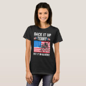 T-shirt Reverse Juillet 4 Fireworks Back It Up Terry Ameri (Devant entier)