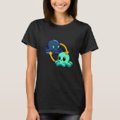 T-shirt Reversible Octopus Emotional Switch Leisure   (Devant)