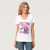 T-shirt Rêves de licorne (Devant entier)