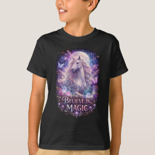 T-shirt Rêves de licorne au clair de lune