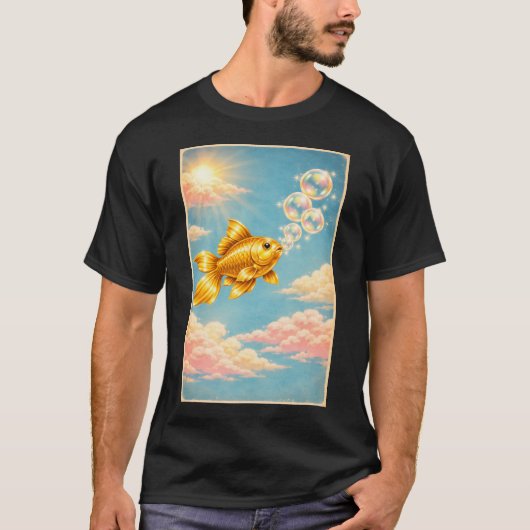 T-shirt Rêves de poisson rouge (Devant)