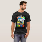T-shirt RÊVES VTOL DANS TECHNICOLOR Fly Glide, Répéter! (Devant entier)