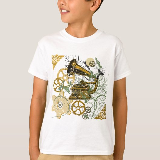 T-shirt Revêtement détendu Design Steampunk (Devant)