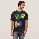 T-shirt "Rêveur cosmique : Explorez l'univers en style" (Devant entier)