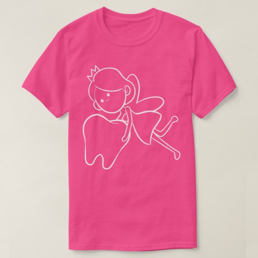 T-shirt Rêveur de fées de dents (Design devant)