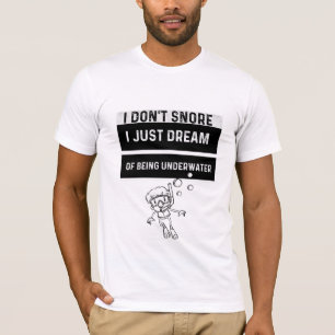 T-shirt Rêveur sous-marin : L'Aventurier ronflant