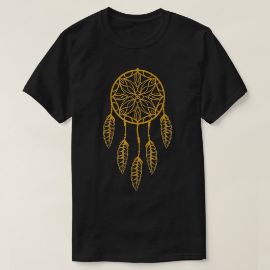 T-shirt Rêveuse de plumes autochtones de la tribu Boho (Design devant)