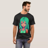 T-shirt Rêveuse Émeraude (Devant entier)