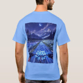 T-shirt Rêvez-vous à travers la nuit étoilée (Dos)