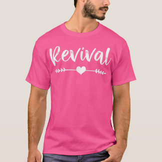 T-shirt Revival Cute Foi Chrétienne Dire Dieu Baptême Re