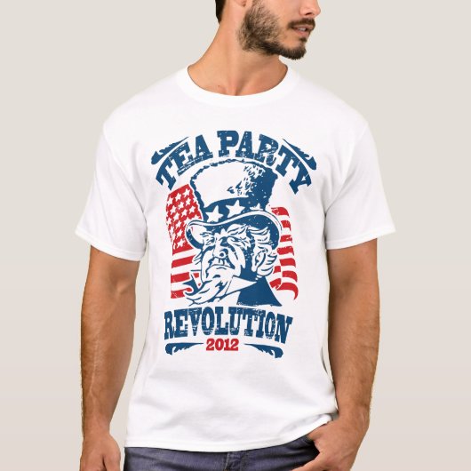 T-shirt Révolution 2012 de thé (Devant)