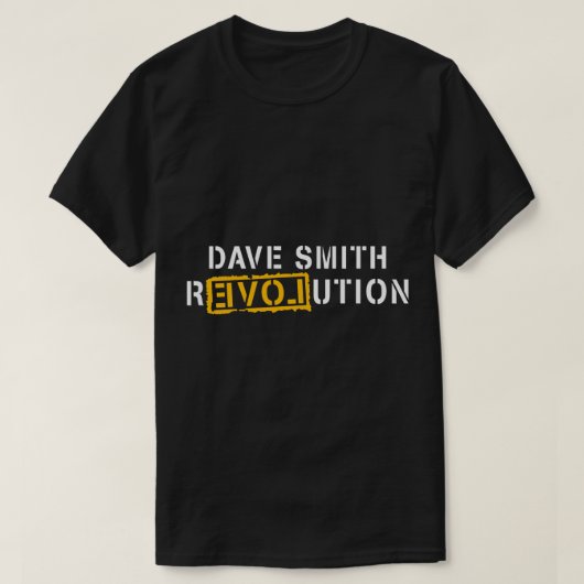 T-shirt Révolution de Dave Smith (Design devant)